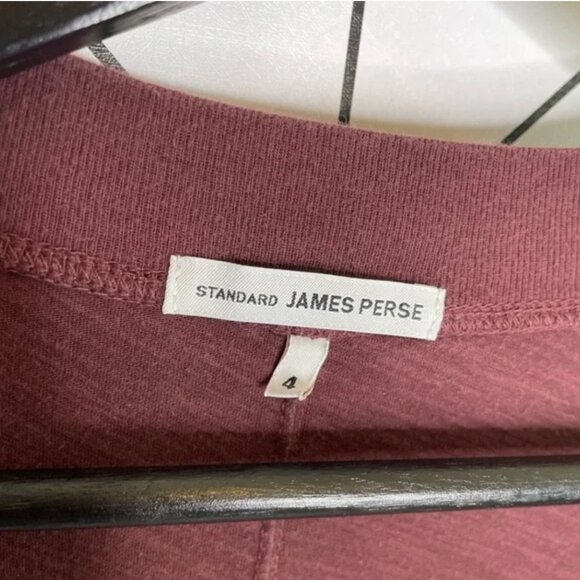 James Perse Rolled Sleeve Scoop Neck T-Shirt Dress - Picture 5 of 9